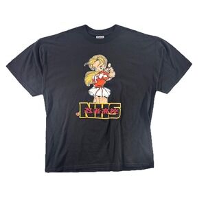 Vintage Ninja High School Jerzzes T-Shirt Men's XXL Anime NHS Asrial 2000s Rare